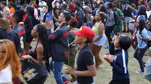 WE did a MAJOR Thing yesterday with @betplus #CollegeHillxASU Celebrity Season 2 special premiere screening and Yard Fest #myASU #bamastate Video by Azi | Alabama State University