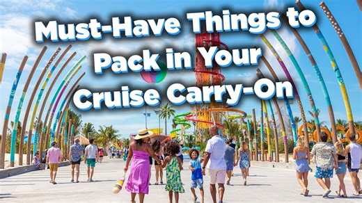 Pack these must-have items for your cruise!