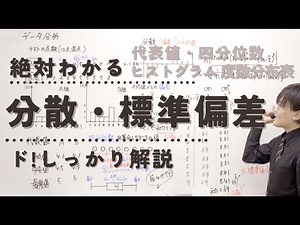 【超々丁寧に】代表値・分散・標準偏差・四分位数【数学Ⅰ データ分析 統計学】