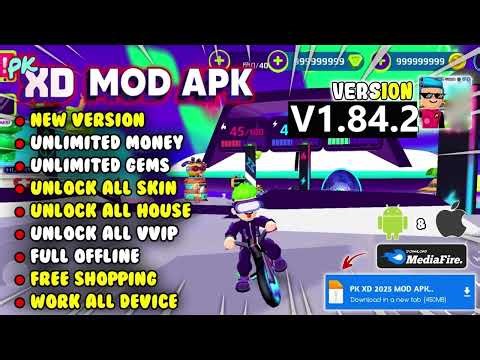 PK XD Mod Apk v1.84.2 Terbaru 2026 - Unlimited Everything & Unlock All Skins