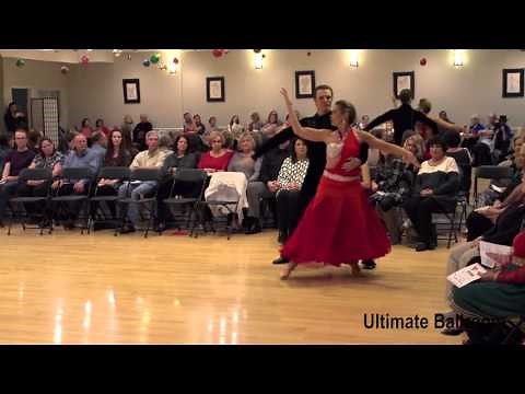 American-Style Tango Show Dance at Ultimate Ballroom Dance Studio in Memphis