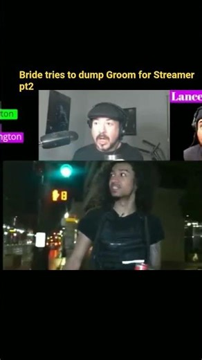 Lance B Reacting to Bride tries to dump Groom for Streamer pt 2 #reaction #funny #twitch