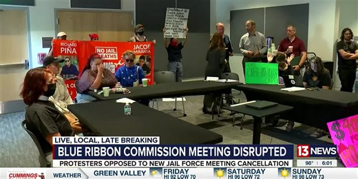 Protesters bring county jail meeting to an abrupt halt