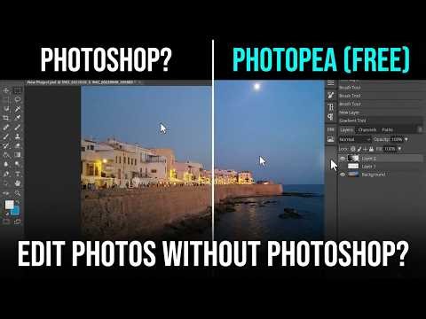 GUKORESHA PHOTOSHOP ONLINE - Can You Edit Photos Without Photoshop? (Photopea Test)