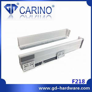 [Hot Item] F218 Double Wall Drawer System/Telescopic Channel Concealed Tool Box Drawer Slide