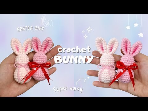 Super Easy Easter Bunny Amigurumi - Crochet Mini Bunny Tutorial