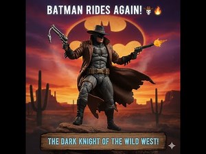 Batman Goes Wild West! McFarlane DC Multiverse Western Batman Review 🔥
