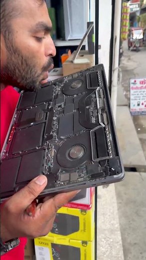 How to clean dust from fans on Apple macbook pro inside Micro computer Najibabad 9897100866