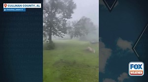 Watch: Severe weather rolls through Cullman County, Alabama | Latest Weather Clips | FOX Weather