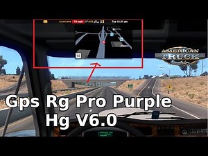 (ATS 1.39) Gps Rg Pro Purple Hg V6.0 - American Truck Simulator
