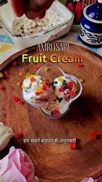Tried Amritsar’s Famous Fruit Cream 😍 (Now My Family Is Obsessed!) Easy Homemade Summer Dessert