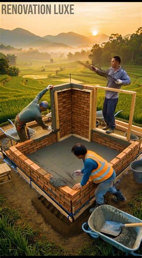 Satisfying Cottage Construction Timelapse 🔨✨