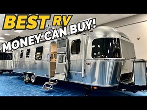 The BEST RV money can buy + twin bed option & a desk! 2024 Airstream Classic 33FB Twin