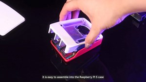 Waveshare PoE HAT (G), Compatible with Raspberry Pi 5, 5V 5A Output, Stable Performance, Supports 802.3af/at Network Standard, Power Over Ethernet HAT (G), Suitable for RPi 5 Official Case