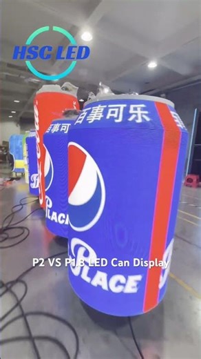 P2 VS P1.8 LED Can Display #hscled #hscleddisplay #leddisplaysupplier #ledscreensupplier #ledwall