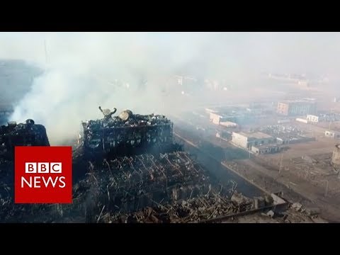China chemical plant explosion: 'The blast smashed it all' - BBC News