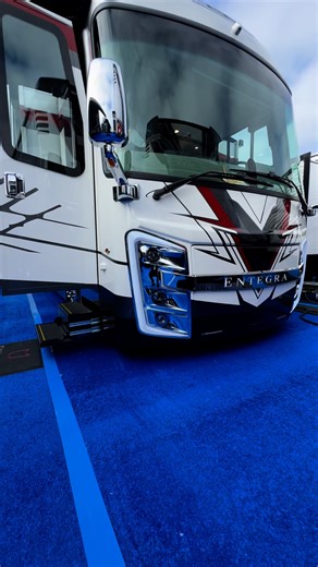 The Cornerstone’s living space offers options in wood, décor, and tile color so you can build the coach of your dreams, regardless of your taste. Luxurious Italian leather furniture throughout, hand-tiled floors, backsplashes and showers, premium residential appliances, and custom-built hardwood cabinetry give the Cornerstone interior an unmatched look and feel. #WeAreEntegra #EntegraCoach | Entegra Coach