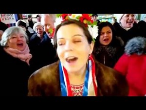 FLASHMOB: Citizens from the Russian Far East city Blagoveschensk singing Ukrainian song
