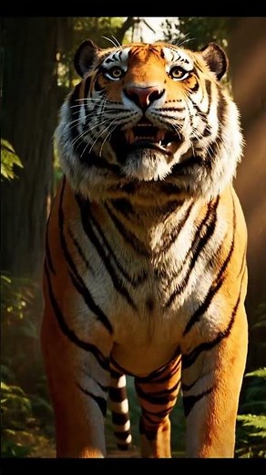 The King Walks – Epic Tiger Animation 🐅✨ #animationcomedy