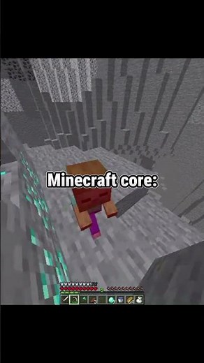 Minecraft core: #minecraft #shorts #foryou #minecraftmemes #memes