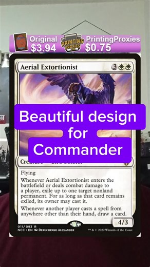 Let's Tutor Up Aerial Extortionist. This is a beautiful design for Commander! Want to support the channel? Get your proxies at @PrintingProxies.com #magicthegatheringfyp #printingproxies #magicthegatheringcommunity #mtgcommunity