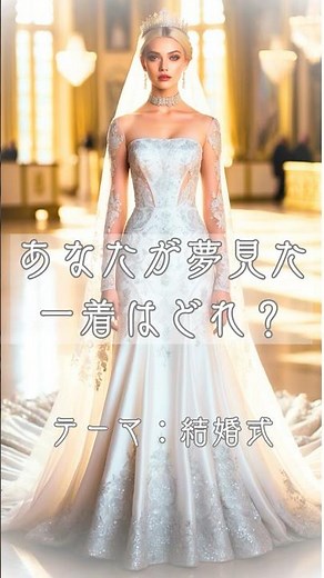 【あなたが夢見たその一着はどれ？】AIが描く幻想のウエディングドレス11選👗✨