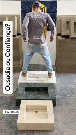 Reforço técnico para bancadas - BaseX #arquitetura #engenharia #obra #home