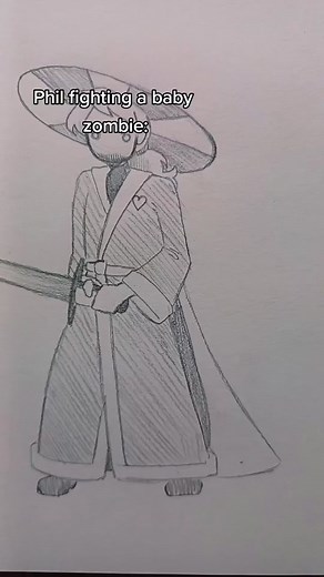 Philza Zombie Fanart and Technoscream Humor