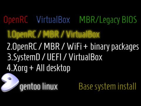 1. НИЗВЕРЖЕНИЕ В GENTOO LINUX. Часть 1. OpenRC + MBR (Legacy BIOS) + VirtualBox. Базовая система.