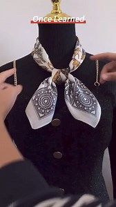 #OscarsAtHome #WomenOwnedBusiness #foryoupage #foryou #silkscarf #scarftutorial #ootd_cut | Fix by me