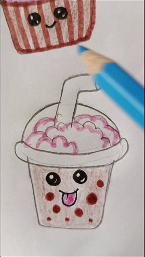 Cute Snack Doodles 🍩 Easy, Quick & Fun Drawing Ideas for Beginners ✏️✨ #art #drawing#doodle #sketch