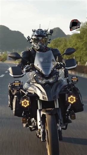 What would it be like if I mounted a fire control system on my helmet?" #trk702x #adv #moto #biker
