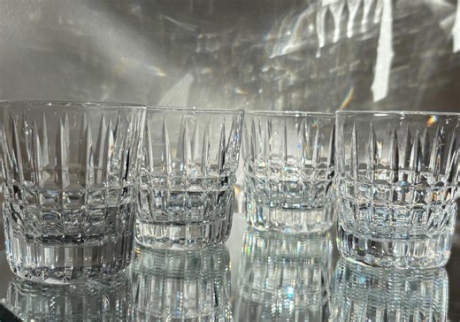 Royal Brierley Crystal Small Tumblers X Set of 4 - Etsy