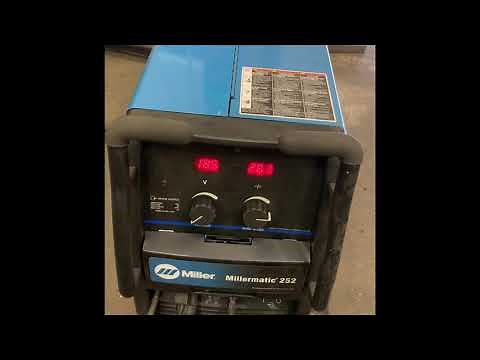 Millermatic 252 MIG steel welding