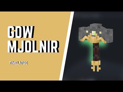 MJOLNIR (God of War) | Blockbench Timelapse