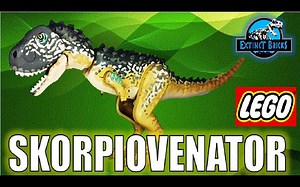 SKORPIOVENATOR LEGO DINOSAUR CUSTOM I JURASSIC WORLD DOMINION I MATTEL / 食肉动物