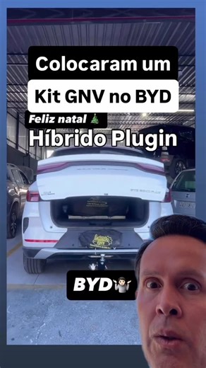 Felipe Vasconcelos Negraes on Instagram: "Colocaram um kit gás no BYD Song Híbrido Plugin 😱 Via @lucas_gnv_oficial_"