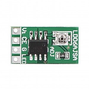 Keenso Einstellbarer Strom LEDs Treiber, LED Treiber 9W DC 3.3V 3.7V 5V LED Treiber 30-1500mA Konstantstrom Einstellbares Modul für LED Li-Ion