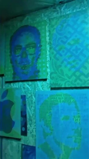 light sensitive painting technique