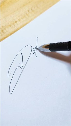 signature Calligraphy tutorial💫✨ #signature #calligraphy