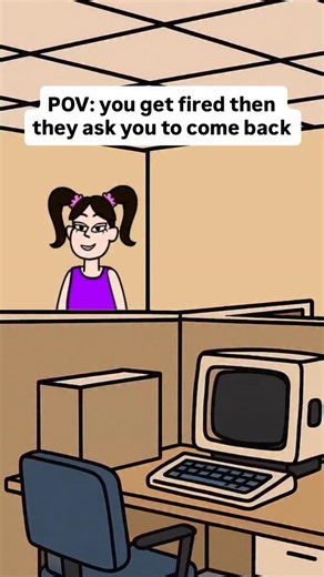 Getting fired is one thing, being asked to keep working after you’re fired is another level of corporate delusion 💀 This highlights a common workplace imbalance, unclear boundaries and a lack of understanding around employee rights. My guide walks you through how to navigate these transitions the right way from negotiating final pay to maintaining leverage and communicating with confidence during difficult conversations. ✅ comment “info” for the link to the guide #worklife #workhumor #corporate