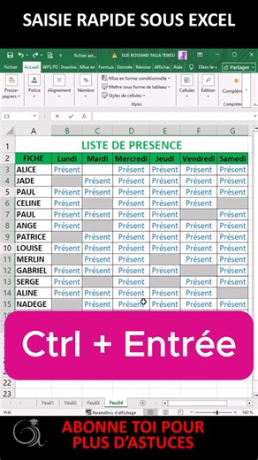 How to automatically enter data into multiple empty cells in Excel?