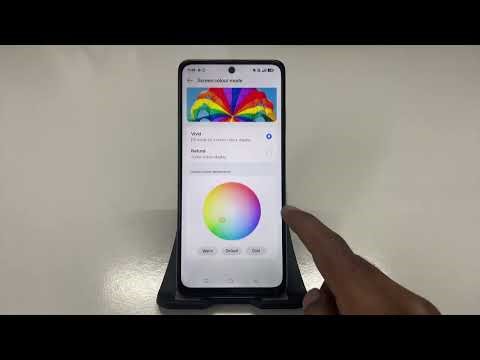 How to Adjust Display Color Settings in Realme P4x | Realme P4x Screen Color Calibration