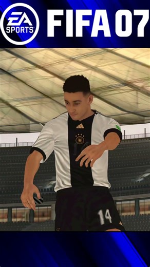 Leroy Sane's goal at EURO 24 in my FIFA 07 EAFC 25 Patch V2