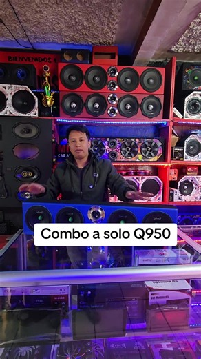 Bocinas Short Punta de Bala Verde: Combo a Solo Q950