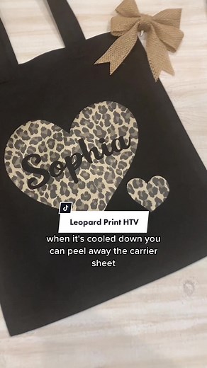 Easy Cricut Project Idea with Leopard Print HTV