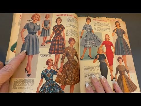 ASMR Vintage Catalogs Fashion | Whispering Flip Through