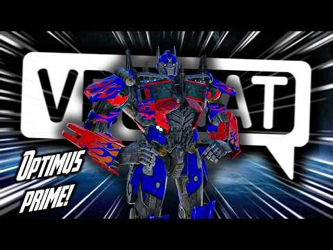 OPTIMUS PRIME ROLLS OUT INTO VRCHAT! | Transformers | VRChat Funny Moments
