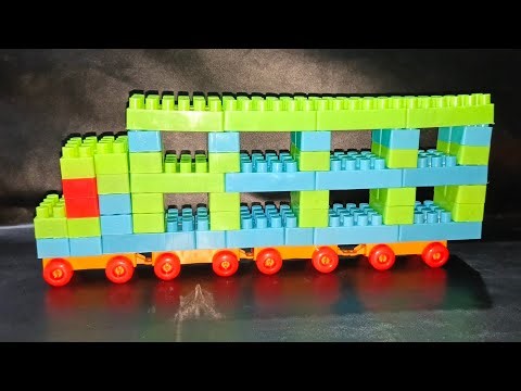 Satisfying DIY bus/ building blocks / block game / lego building blocks MAIMUNA BOLOKS /