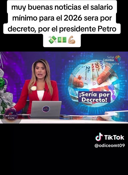 El reajuste del salario mínimo que regirá a Colombia desde el 1 de Enero del 2026 sería por decreto, así lo afirmaron las centrales obreras tras señalar que un acuerdo con la clase gremial y empresarial es imposible...